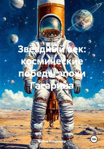 Обложка книги «Звёздный век: космические победы эпохи Гагарина»