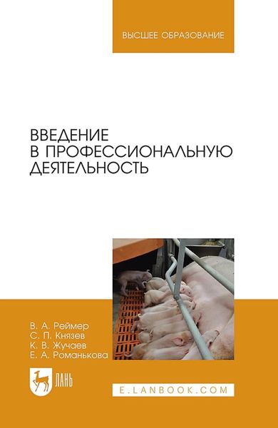 Обложка книги  «Введение в профессиональную деятельность. Учебник для вузов»