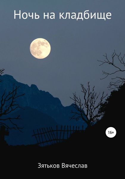 Обложка книги  «Ночь на кладбище»