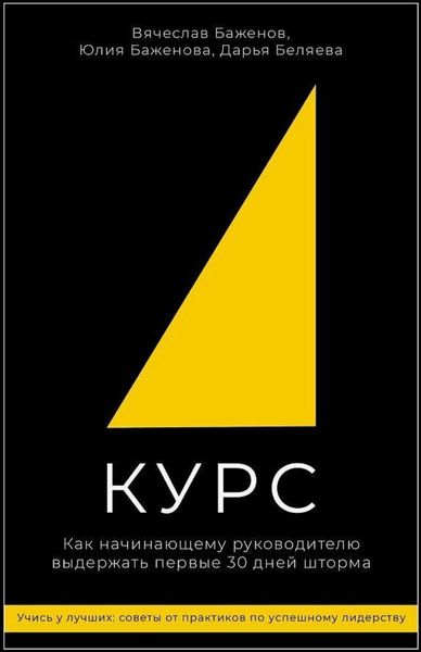 Обложка книги  «Курс: Как начинающему руководителю выдержать первые 30 дней шторма»