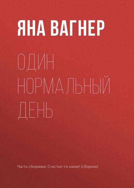 Обложка книги «Один нормальный день»