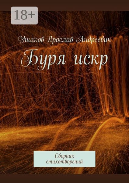 Обложка книги  «Буря искр. Сборник стихотворений»