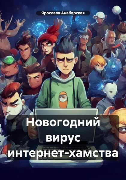 Обложка книги  «Новогодний вирус интернет-хамства»