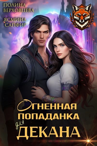 Обложка книги  «Огненная попаданка для декана»