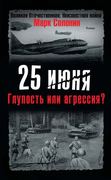 Обложка книги  «25 июня. Глупость или агрессия?»
