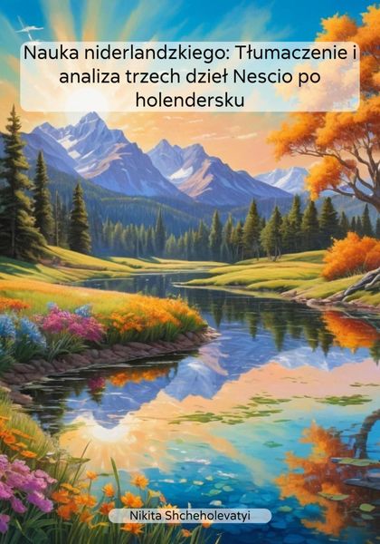 Обложка книги  «Nauka niderlandzkiego: Tłumaczenie i analiza trzech dzieł Nescio po holendersku»