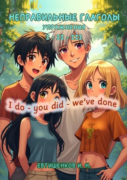 Обложка книги  «Неправильные глаголы. Упражнения. I do – you did – we’ve done»