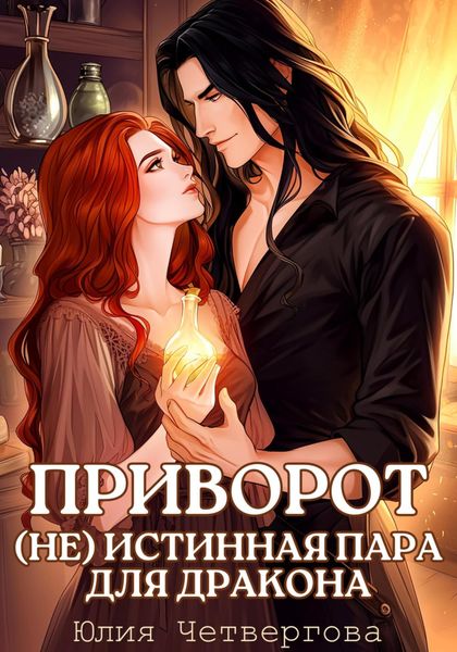 Обложка книги  «Приворот. (Не) Истинная пара для Дракона»