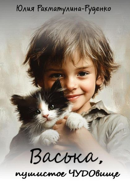 Обложка книги  «Васька, пушистое ЧУДОвище»