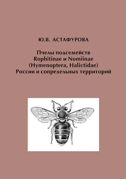 Обложка книги «Пчелы подсемейств Rophitinae и Nomiinae (Hymenoptera, Halictidae) России и сопредельных территорий»
