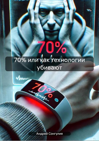 Обложка книги  «70% или как технологии убивают»