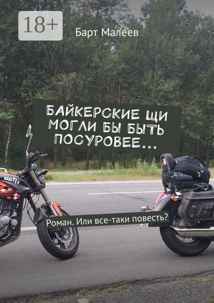 Обложка книги  «Байкерские щи могли бы быть посуровее… Роман. Или все-таки повесть?»