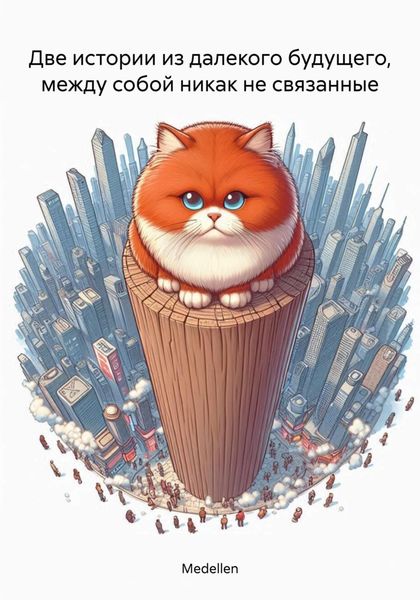 Обложка книги  «Две истории из далекого будущего, между собой никак не связанные»