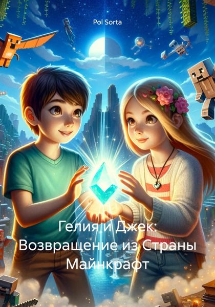 Обложка книги  «Гелия и Джек: Возвращение из Страны Майнкрафт»