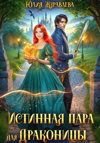 Обложка книги  «Истинная пара для драконицы»