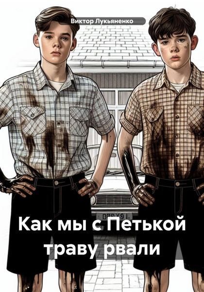 Обложка книги  «Как мы с Петькой траву рвали»