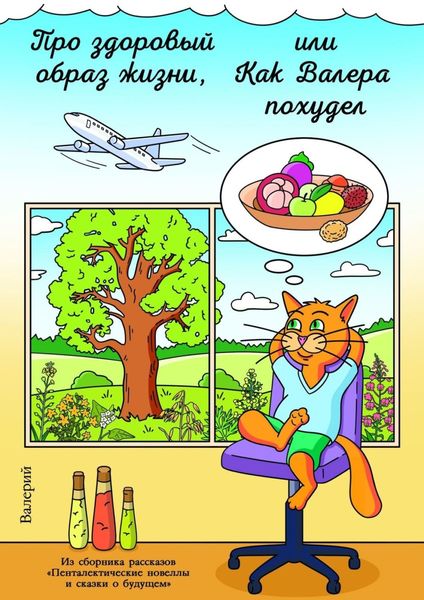 Обложка книги  «Про здоровый образ жизни, или Как Валера похудел»