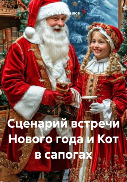 Обложка книги  «Сценарий встречи Нового года и Кот в сапогах»