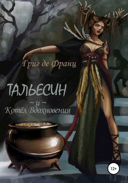 Обложка книги  «Тальесин и Котёл вдохновения»