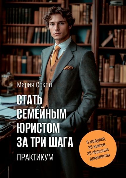 Обложка книги «Стать семейным юристом за три шага. Практикум»