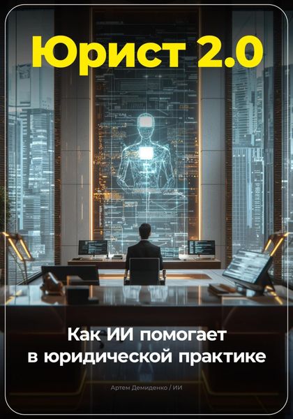 Обложка книги «Юрист 2.0: Как ИИ помогает в юридической практике»