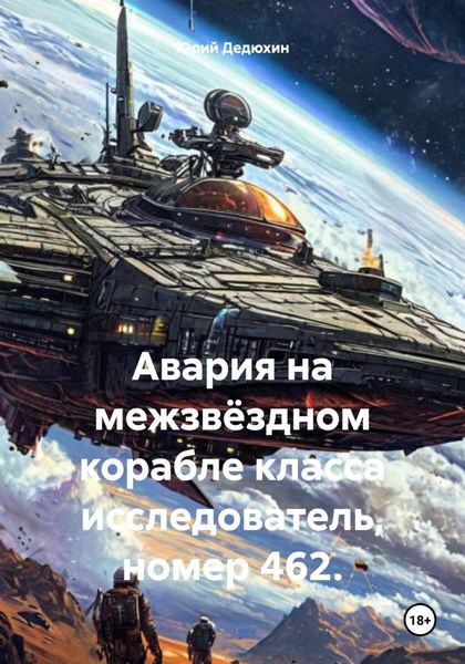 Обложка книги  «Авария на межзвёздном корабле класса исследователь, номер 462.»