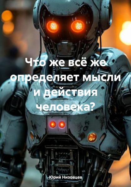 Обложка книги  «Что же всё же определяет мысли и действия человека?»
