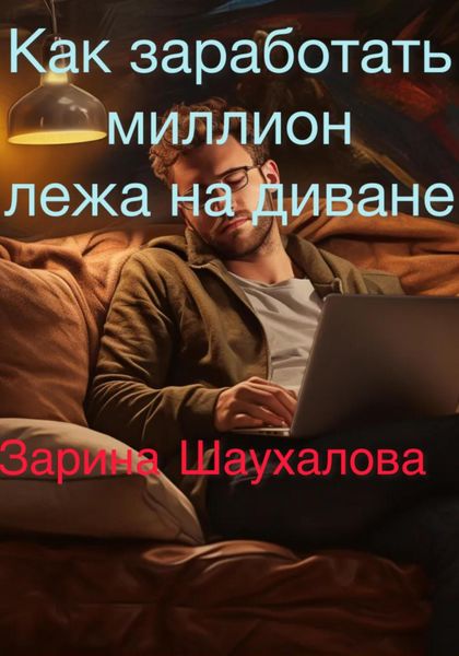 Обложка книги  «Как заработать миллион лежа на диване»