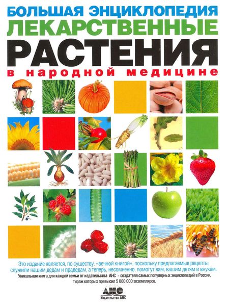 Обложка книги  «Большая энциклопедия. Лекарственные растения в народной медицине»