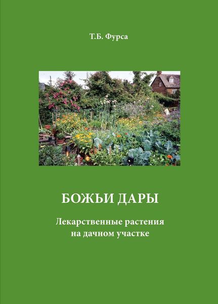 Обложка книги  «Божьи дары. Лекарственные растения на дачном участке»