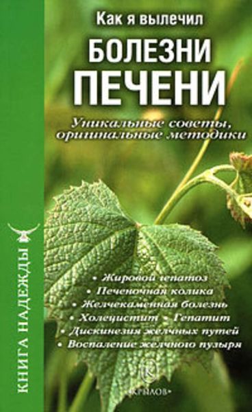 Обложка книги «Как я вылечил болезни печени. Уникальные советы, оригинальные методики»