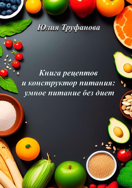 Обложка книги  «Книга рецептов и конструктор питания: умное питание без диет»