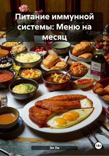 Обложка книги  «Питание иммунной системы: Меню на месяц»
