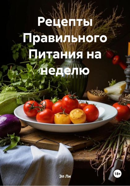 Обложка книги  «Рецепты Правильного Питания на неделю»