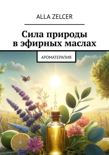 Обложка книги  «Сила природы в эфирных маслах. Ароматерапия»