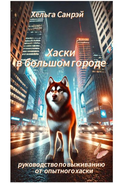 Обложка книги  «Хаски в большом городе. Руководство по выживанию от опытного хаски.»