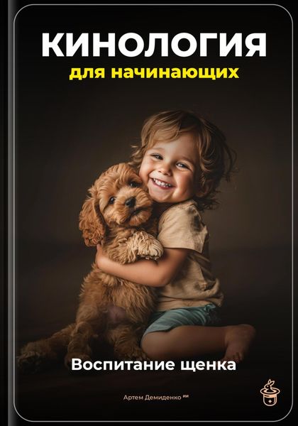 Обложка книги  «Кинология для начинающих: Воспитание щенка»