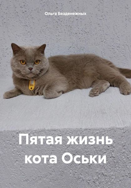 Обложка книги  «Пятая жизнь кота Оськи»