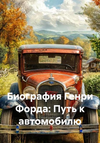 Обложка книги  «Биография Генри Форда: Путь к автомобилю»