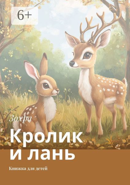 Обложка книги  «Кролик и лань. Книжка для детей»
