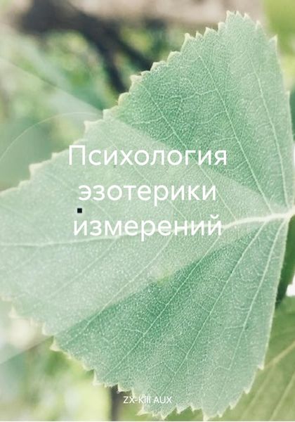 Обложка книги  «Психология эзотерики измерений»